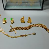 vintage pearl bracelet, 20k antique pearl bracelet Peranakan