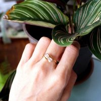 Antique Rose Cut Diamond Ring, Toi et Moi Engagement
