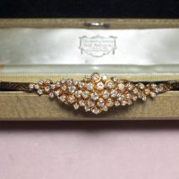 Antique Art Deco Chinese Diamond Bracelet 20k