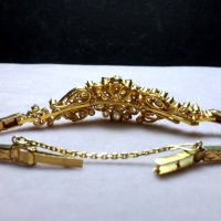 Antique Art Deco Chinese Diamond Bracelet 20k