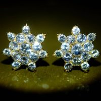 star diamond stud earrings