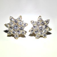 antique diamond stud earrings
