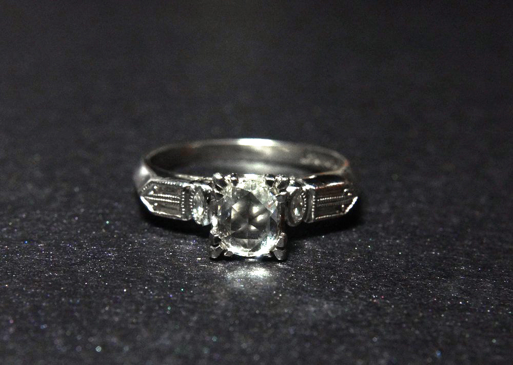 Rose Cut Diamonds, Intan, and Antique Hand Cut Diamonds 1 rose cut diamonds on a ring
