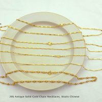 antique gold chain necklaces