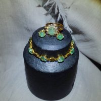 emerald diamond ring antique