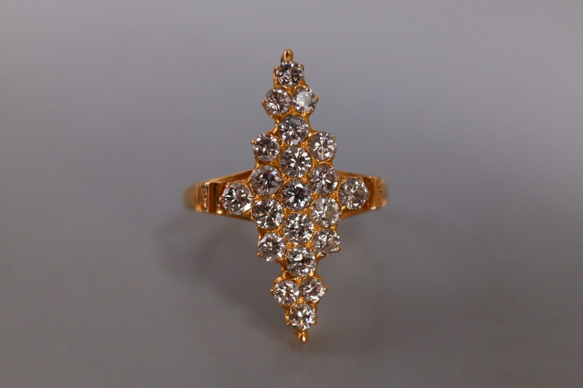 Gem Gardener, vintage diamond drop earrings, drop diamond earrings singapore, antique earrings diamond, diamond flower drop earrings, vintage style drop earrings, antique jewellery singapore, antique diamond jewellery, antique chinese jewelry