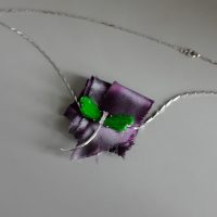 Jade Dragonfly Brooch and Pendant Necklace 18k