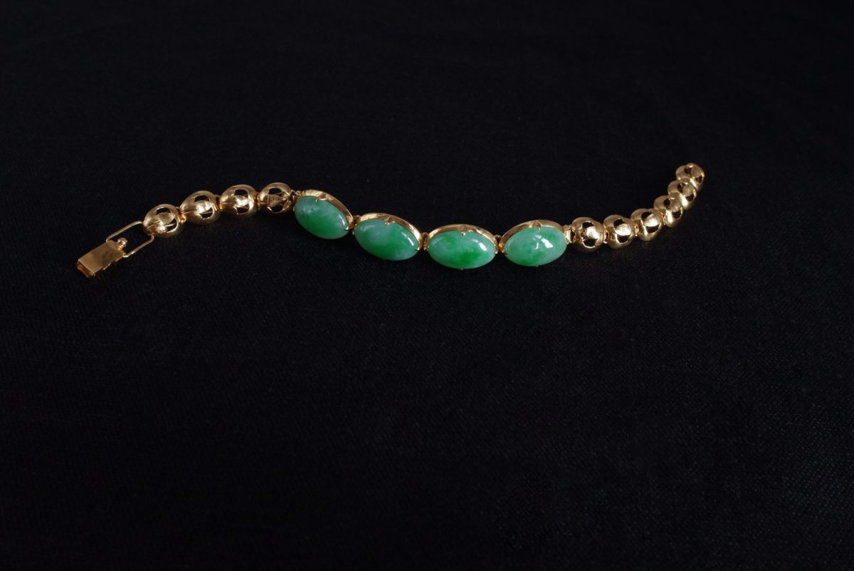 vintage chinese jade bracelet