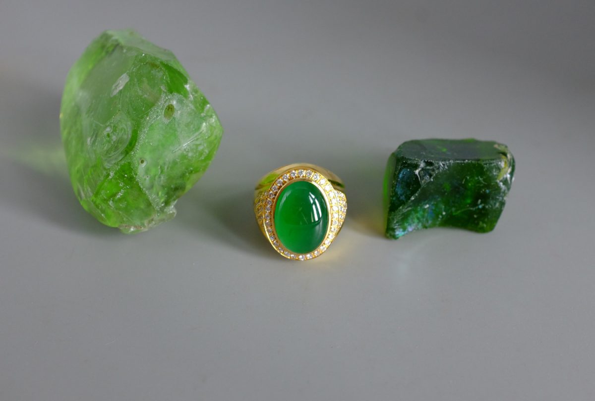 Imperial jade sales mens ring