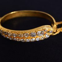 antique diamond bangle, Gem Gardener, 24k gold diamond bracelet, antique snake jewelry, 24k solid gold bangle bracelet, mine cut diamond jewelry, antique chinese jewelry, antique gold jewellery singapore, chinese jewellery singapore, antique chinese jewelry, antique jewelry singapore, buy peranakan jewelry singapore