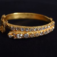 Gem Gardener, antique diamond bangle, 24k gold diamond bracelet, antique snake jewelry, 24k solid gold bangle bracelet, mine cut diamond jewelry, antique chinese jewelry, antique gold jewellery singapore, chinese jewellery singapore, antique chinese jewelry, antique jewelry singapore, buy peranakan jewelry singapore