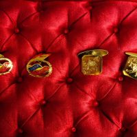 22k Antique Bird Cufflinks Chinese