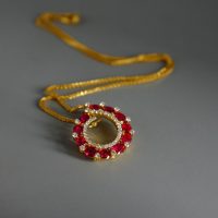 Gem Gardener, ruby diamond pendant necklace ruby pendant singapore ruby jewellery singapore art nouveau ruby pendant ruby pendant necklace gold, ruby pendant earrings set, ruby jewelry singapore
