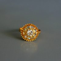Gem Gardener, mine cut diamond ring, rose cut diamond ring, antique diamond rings for sale, antique diamond jewellery, diamond ring singapore, old mine cut diamond ring