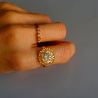 Gem Gardener, mine cut diamond ring, rose cut diamond ring, antique diamond rings for sale, antique diamond jewellery, diamond ring singapore, old mine cut diamond ring