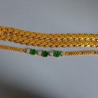 Gem Gardener, gold leaf bracelet, vintage solid gold bracelet, wide gold bracelet, peranakan gold bracelet, art nouveau gold bracelet, antique asian gold jewelry, antique chinese gold jewelry, vintage chinese gold jewelry