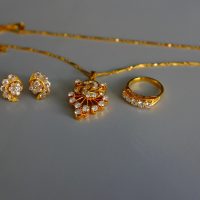 Vintage Chinese 5 Stone Diamond Ring Bridge 20k RESERVED