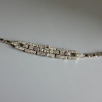 6ctw Old Euro Diamond Bracelet 20k Art Deco Chinese