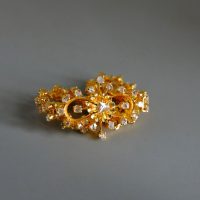 Lace Bracelet Rose Cut Diamond 20k Vintage Chinese