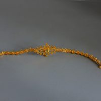 Lace Bracelet Rose Cut Diamond 20k Vintage Chinese