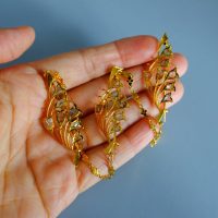 Gem Gardener, antique gold pin brooches, peranakan kerosang, peranakan kerosang, antique chinese brooch, antique gold asian bridal jewellery, antique kerosang, peranakan brooch, Antique Diamond Brooches Pins, antique peranakan jewellery, antique jewellery singapore, vintage jewellery singapore