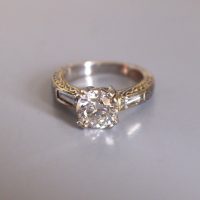 1.5ct diamond ring platinum gia