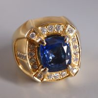 Gem Gardener, blue sapphire ring mens, blue sapphire and diamond mens ring blue, sapphire ring singapore, vintage mens sapphire ring, dark blue sapphire ring, mens vintage sapphire rings, mens ring singapore, vintage mens rings for sale