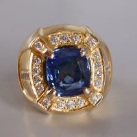 Gem Gardener, blue sapphire ring mens, blue sapphire and diamond mens ring blue, sapphire ring singapore, vintage mens sapphire ring, dark blue sapphire ring, mens vintage sapphire rings, mens ring singapore, vintage mens rings for sale