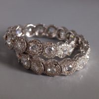 Gem Gardener, rose cut diamond tennis bracelet, art deco diamond bracelet, rose cut diamond bracelet, dainty diamond bracelet, diamond tennis bracelet singapore, diamond bracelet singapore