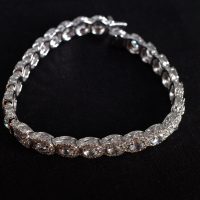 Gem Gardener, rose cut diamond tennis bracelet, art deco diamond bracelet, rose cut diamond bracelet, dainty diamond bracelet, diamond tennis bracelet singapore, diamond bracelet singapore