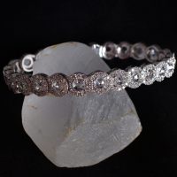 Gem Gardener, rose cut diamond tennis bracelet, art deco diamond bracelet, rose cut diamond bracelet, dainty diamond bracelet, diamond tennis bracelet singapore, diamond bracelet singapore
