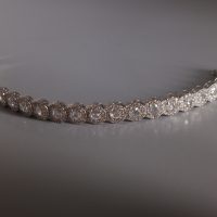 Gem Gardener, rose cut diamond tennis bracelet, art deco diamond bracelet, rose cut diamond bracelet, dainty diamond bracelet, diamond tennis bracelet singapore, diamond bracelet singapore