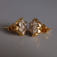 2.5ctw Antique Diamond Stud Earrings 20k Chinese