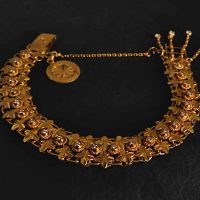 Chinese Lace Gold Bracelet 20k Vintage