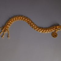 Chinese Lace Gold Bracelet 20k Vintage