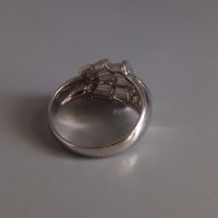 Mid Century Baguette Diamond Ring 18k