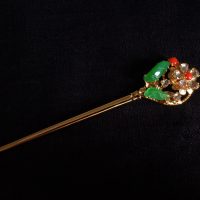 Gem Gardener, Hair Ornaments Chinese, antique chinese hair stick, antique chinese hair ornaments, ancient chinese hair stick, antique chinese hair pins, antique oriental hair pins, antique hair pins jewelry, peranakan hair accessories, peranakan hairpin