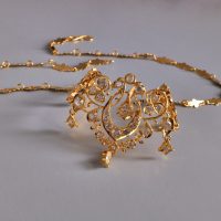 Gem Gardener, mine cut diamond necklace, antique diamond necklace, antique peranakan jewellery, antique gold filigree necklace, antique choker necklace gold, antique gold jewellery singapore, chinese jewellery singapore, antique chinese jewelry, antique jewelry singapore, buy peranakan jewelry singapore, antique diamond lavalier necklace
