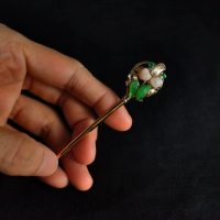 Gem Gardener, chinese hairpin stick, chinese drama golden hairpin, antique chinese hair ornaments, ancient chinese hair stick, antique chinese hair pins, antique oriental hair pins, antique hair pins jewelry, peranakan hair accessories, peranakan hairpin