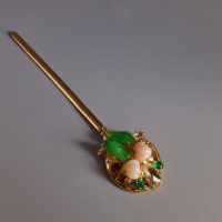 Gem Gardener, antique chinese hair ornaments, ancient chinese hair stick, antique chinese hair pins, antique oriental hair pins, antique hair pins jewelry, peranakan hair accessories, peranakan hairpin