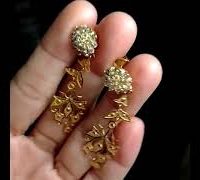 peranakan earrings, chinese dangle earrings, peranakan earrings singapore, straits chinese jewelry, vintage diamond dangle earrings, antique peranakan jewellery, Gem Gardener