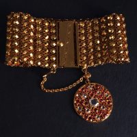Gem Gardener, wide solid gold bracelet, antique chinese gold bracelet, antique gold charm bracelets for sale, gold etruscan bracelet, peranakan gold bracelet, vintage jewellery singapore, antique jewellery singapore, antique chinese gold jewelry