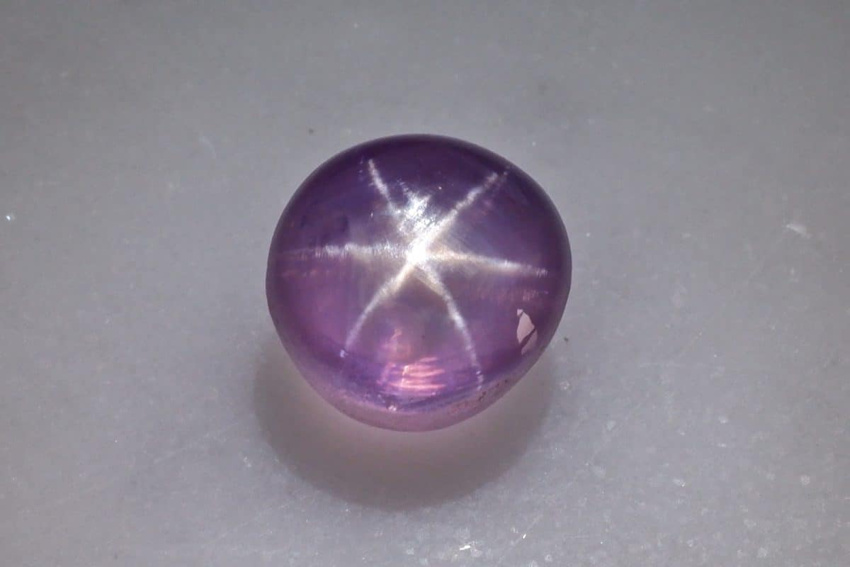 6.9ct Transparent Burmese Pink Star Sapphire Gem