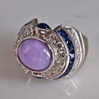 lavender jade ring, lavender jade mens ring, purple jade ring singapore, art deco jade ring, jade ring singapore, purple jade ring, men jade ring white gold, vintage rings singapore, lavender jade and diamond ring, cartier jade ring, vintage gold rings mens, vintage rings for men, jadeite ring singapore, lavender jade jewelry, purple jadeite ring, jade statement ring, jade jewellery singapore, Gem Gardener