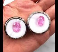 unheated padparadscha sapphire pair video