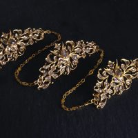 Antique Bird Filigree Diamond Brooch Kerosang 20k