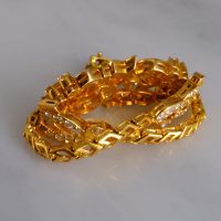 Gem Gardener, old cut diamond bracelet, antique diamond bracelets for sale, old european cut diamond bracelet, peranakan bracelet, antique chinese jewelry, chinese diamond jewelry, antique peranakan jewellery