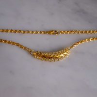 diamond pendant choker necklace, diamond leaf pendant necklace, Gem Gardener, diamond pendant chunky chain necklace, diamond feather pendant necklace, chunky chain necklace with pendant, diamond necklace singapore