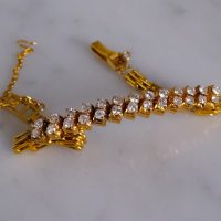 Gem Gardener, diamond bracelets singapore, diamond dainty bracelet gold, vintage diamond bracelets, yellow gold diamond link bracelet