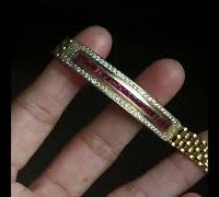 Gem Gardener, vintage gold bracelet, antique gold ruby bracelet, ruby and gold bracelet, ruby and yellow gold bracelet, peranakan jewellery singapore, etsy vintage gold bracelets